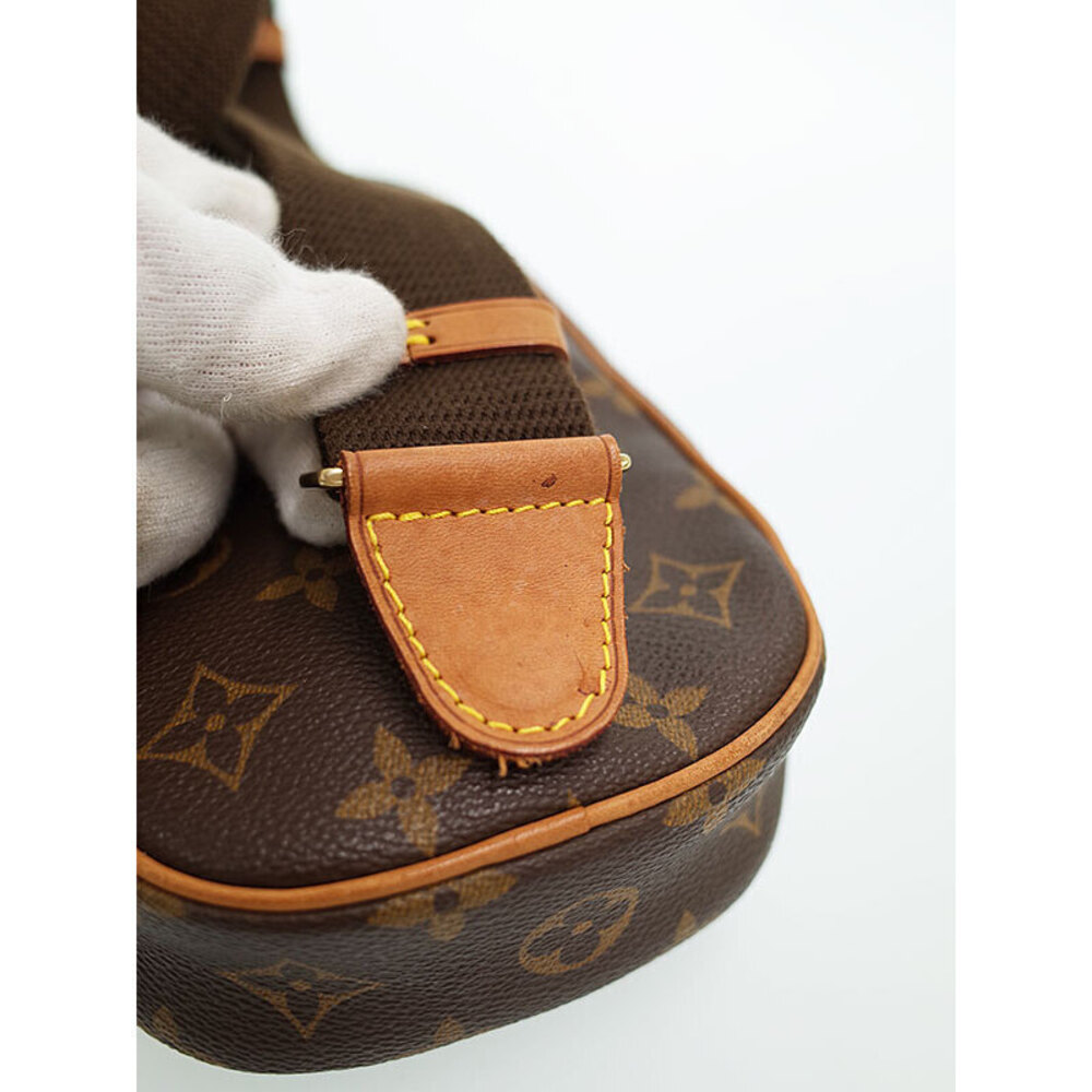 Louis Vuitton Monogram Leather Brown Pochette Ganjou Body Bag - Picture 5 of 8